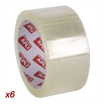 Plakband Apli 11592 Transparant (6 Onderdelen) (6 Stuks)