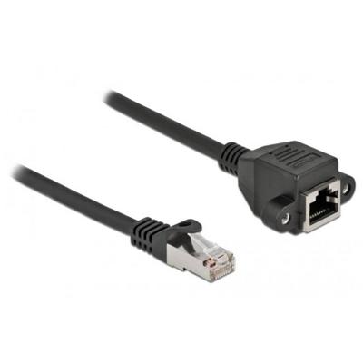 Delock 86998 RJ45 Netwerkkabel, patchkabel CAT 6A S/FTP 0.25 m Zwart 1 stuk(s) Delock 86998 RJ45 Netwerkkabel, patchkabel CAT 6A S/FTP 0.25 m Zwart 1 stuk(s)