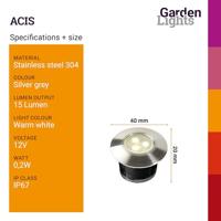 GardenLights Subtiel inbouwspotjeAcis 12V - 4140601 - thumbnail