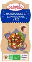 Babybio Babybio Ratatouille Met Rijst 200 Gram Bio (2x200g) - thumbnail