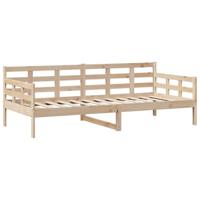 Slaapbank met lades 90x200 cm massief grenenhout - thumbnail