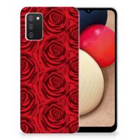 Samsung Galaxy A02s | TPU Case | Red Roses - thumbnail