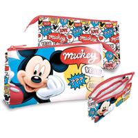 Disney etui Mickey Mouse junior 22 cm polyester/PVC rood - thumbnail