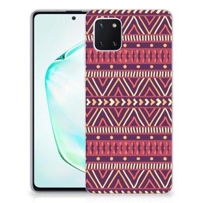 Samsung Galaxy Note 10 Lite | TPU bumper | Aztec Paars Samsung Galaxy Note 10 Lite | TPU bumper | Aztec Paars
