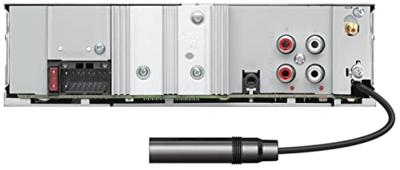 Kenwood KMR-M508DAB Autoradio enkel DIN Aansluiting voor stuurbediening, Bluetooth handsfree, DAB+ tuner, Spatwaterdicht