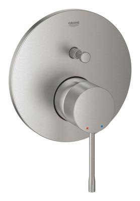 GROHE Essence New afbouwdeel voor inbouw badkraan met omstel supersteel 24058DC1 24058DC1