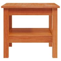 Salontafel 45x45x40 cm massief grenenhout wasbruin - thumbnail