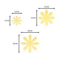 Vaessen Creative • figuurpons set bloemen 3st. - thumbnail