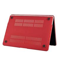 Lunso MacBook Air 13 inch M1 (2020) cover hoes - case - Sand Wine Red - thumbnail