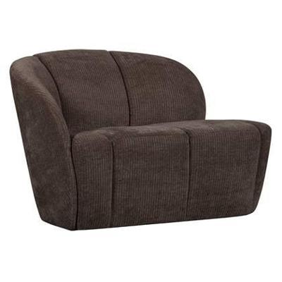 Woood Mojo 2-zits bankje links rib Bruin Woood Mojo 2-zits bankje links rib Bruin