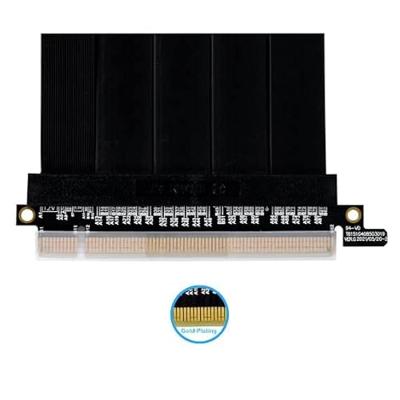 Lian Li PW-PCI-4-60W Riser Cable, PCIe 4.0, Black - 60 cm