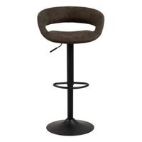 Bendt Barkruk 'Pia' (zithoogte 59-80cm), kleur Antraciet - thumbnail