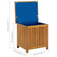 Tuinbox 60x50x106 cm massief acaciahout - thumbnail