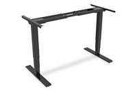 Digitus Zit-sta-bureauframe Elektrisch in hoogte verstelbaar Hoogte: 62 tot 1.27 m (b x d) 170 cm x 68 cm Zwart DA-90434 DA-90434 - thumbnail