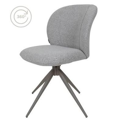 Home67 - Eetkamerstoel Cosmo - Bouclé - Champagne