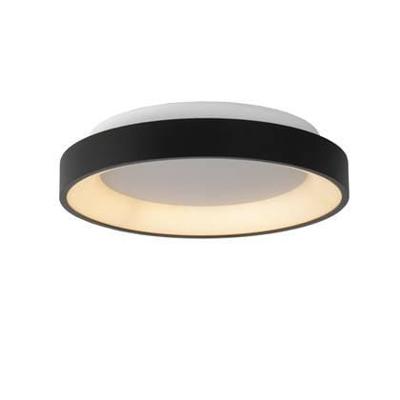 Lucide VIDAL - Plafonnière - Ø 28 cm - LED Dimb. - 1x20W 2700K - Zwart