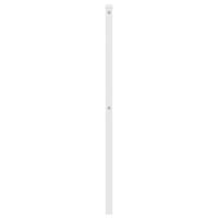 Hoofdbord 160 cm metaal wit - thumbnail