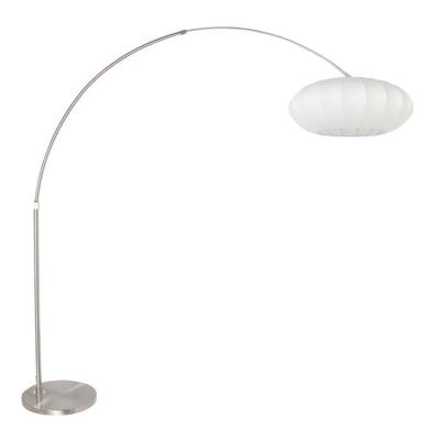 Steinhauer BooglampSparkled Light metaal met witte kap - 3806ST