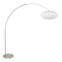 Steinhauer BooglampSparkled Light metaal met witte kap - 3806ST - thumbnail
