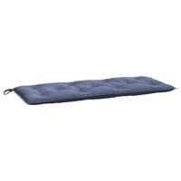 VidaXL Tuinbankkussens 2 st 120x50x7 cm oxford stof marineblauw - thumbnail