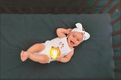 Clementoni baby twinkle winkle kleine vos knuffel nachtlamp