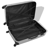 Harde rolkoffer set zilver 4-dlg - thumbnail