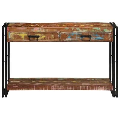 Wandtafel Multikleur 120 x 33 x 75 cm Massief Gerecycled Hout