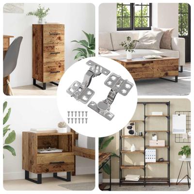 Scharnier 2 pcs Nikkel 26 mm IJzer