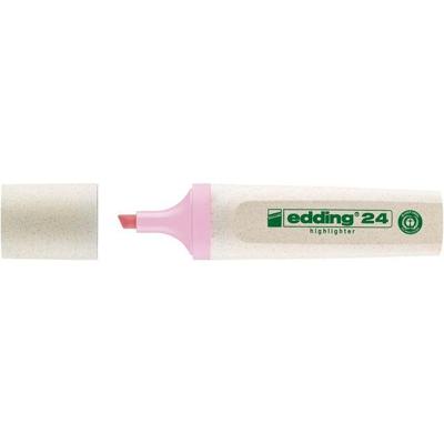 Markeerstift edding 24 eco 2-5mm pastel roze Markeerstift edding 24 eco 2-5mm pastel roze
