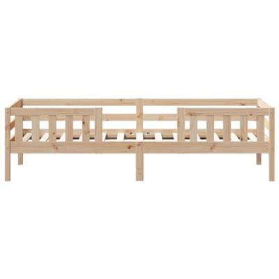 Bedframe zonder matras massief grenenhout 90x190 cm