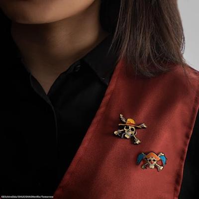 One Piece Pins 2-Pack Luffy & Buggy