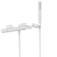 Badmengkraan Tres Project met Watervaluitloop en Handdoucheset Mat Wit Tres - thumbnail