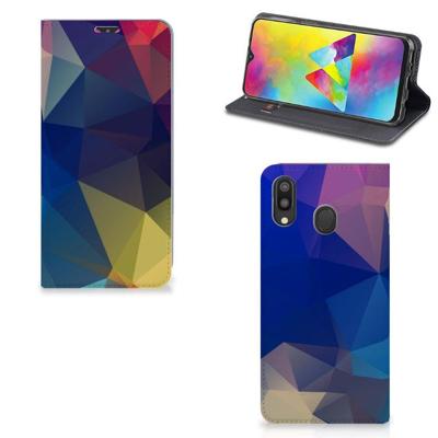 Samsung Galaxy M20 Stand Case Polygon Dark Samsung Galaxy M20 Stand Case Polygon Dark