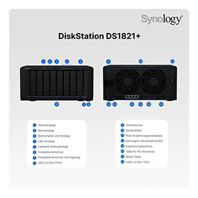 Synology DiskStation DS1821+ Synology DiskStation DS1821+