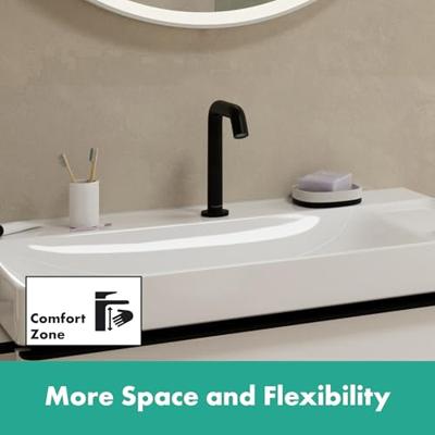 Hansgrohe Tecturis S 2-gats wastafelkraan 150 CoolStart met waste, mat zwart - thumbnail