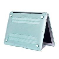MacBook Air 13.3 inch Kristal structuur hard Kunststof Hoesje / Case (groen) - thumbnail