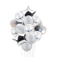 Luxe Ballonnenset Zilver - thumbnail