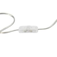 Vloerlamp Home ESPRIT Wit Zilverkleurig 50 W 220 V 35 x 35 x 150 cm (3 Onderdelen) - thumbnail