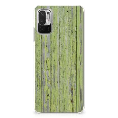 Xiaomi Redmi Note 10/10T 5G | Poco M3 Pro | Bumper Hoesje | Green Wood