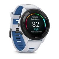 Garmin Forerunner 265 3,3 cm (1.3") AMOLED 46 mm Digitaal 416 x 416 Pixels Touchscreen Zwart, Wit Wifi GPS - thumbnail