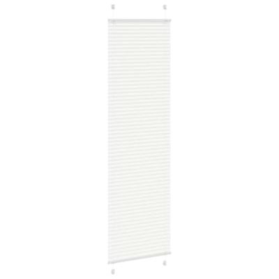 Pliss rolgordijn 60x200 cm stofbreedte 59,4 cm polyester wit