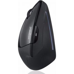Perixx Perimice-713L Ergonomische muis USB Optisch Zwart 5 Toetsen 2000 dpi Ergonomisch