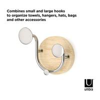 Umbra Melody Valet wandhaak naturel/nikkel - thumbnail