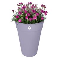 Bloempot - Elho - Loft Urban Round - Hoogte 35 - Paars - L 34 x B 33,5 x H 45 cm - Buiten - 100% gerecycled - thumbnail