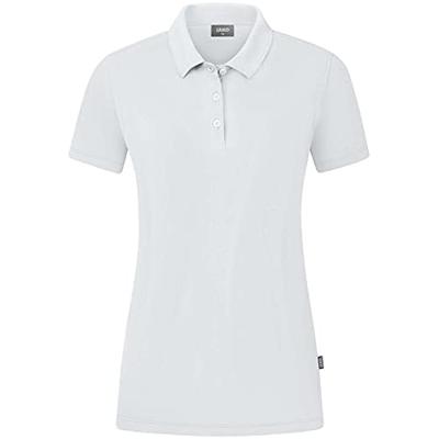 JAKO C6321D Polo Organic Stretch Dames - Wit - 44 JAKO C6321D Polo Organic Stretch Dames - Wit - 44