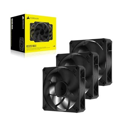 Corsair RS120 MAX Computer behuizing Ventilator 12 cm Zwart 3 stuk(s)
