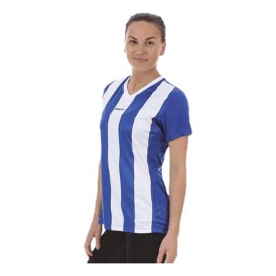 Craft 1905568 Progress Stripe Jersey W - Club Cobolt/White - XL - thumbnail