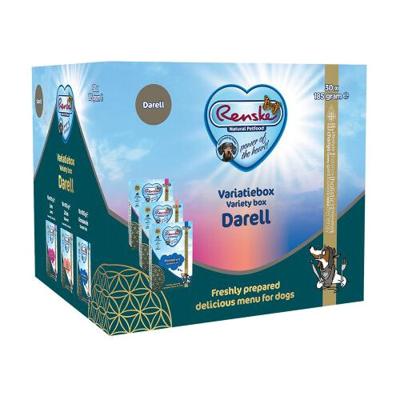 Renske Variatiebox Darell vers bereid natvoer hond (tetra) 2 trays (60 x 185 g)