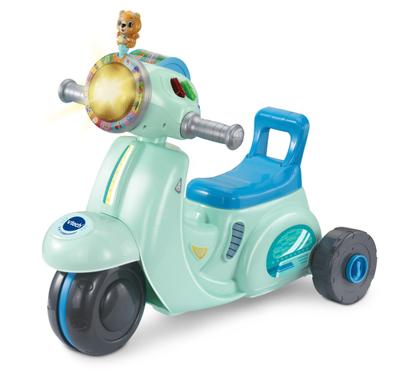 VTech 2in1 loopscooter blauw VTech 2in1 loopscooter blauw