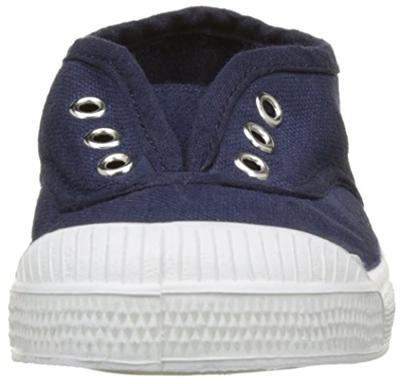Katoenen tennisschoenen voor kinderen met vetersluiting Elly BENSIMON® marineblauw